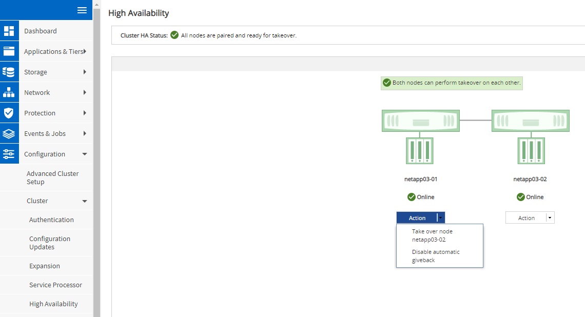 Solved: Failover takeover on node reboot - NetApp Community