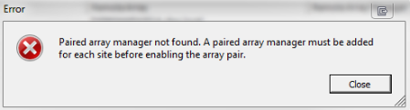 Solved: Paired array name mismatch using SRA 2 and SRM 5 - NetApp Community