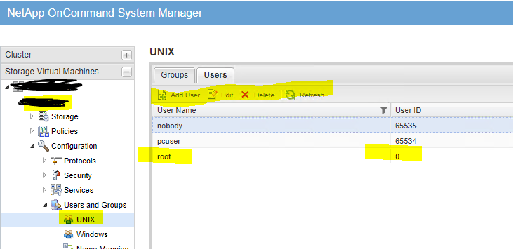 Solved: Reset SVM unix-user root password. - NetApp Community