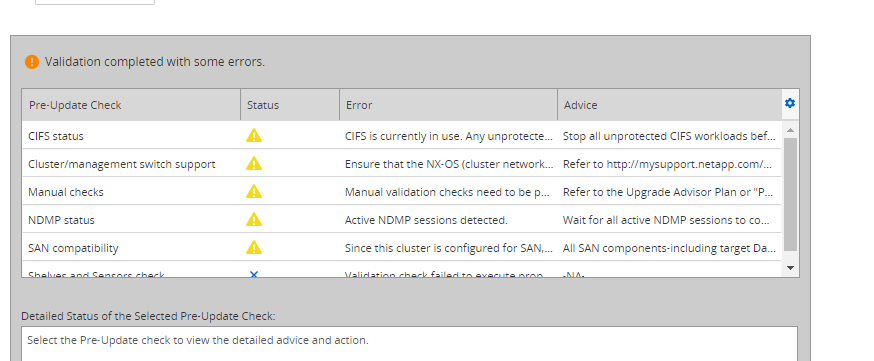 Solved: Ontap Ugrade from 9.7 to 9.9 - NetApp Community