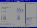 BIOS boot settings