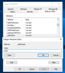Add/Edit the attribute “gidNumber”