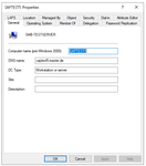 Appearance of the Linux server inside Microsoft Active Directory