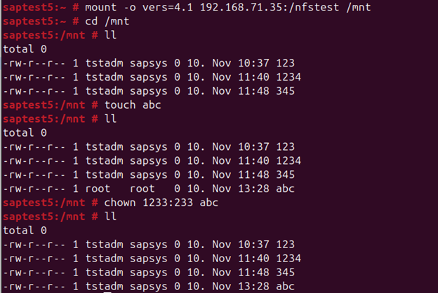Successful results of final tests