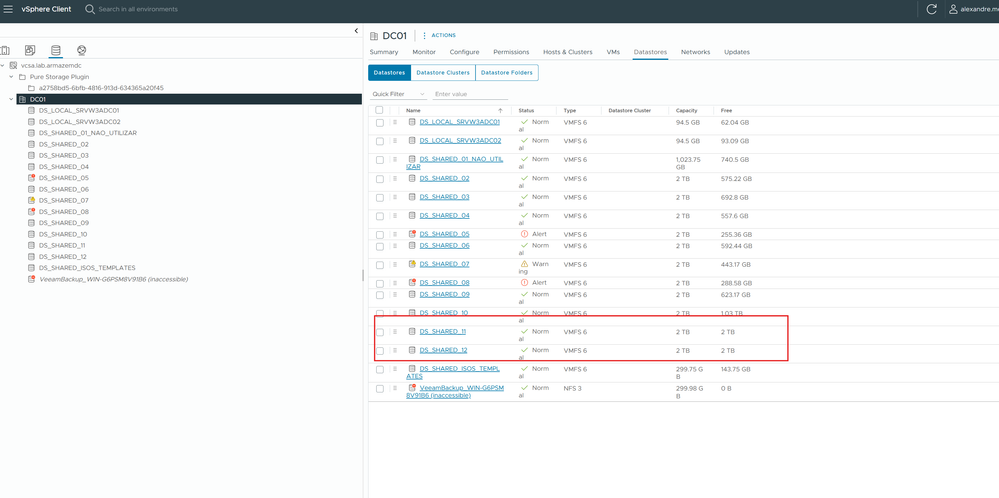 ontap Select Evaluation Datastores.png