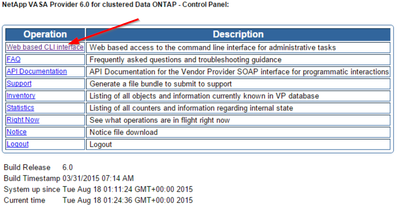 Web Based CLI Link