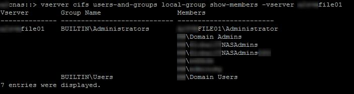 BUILTIN\Administrators not working properly for CIFS share 