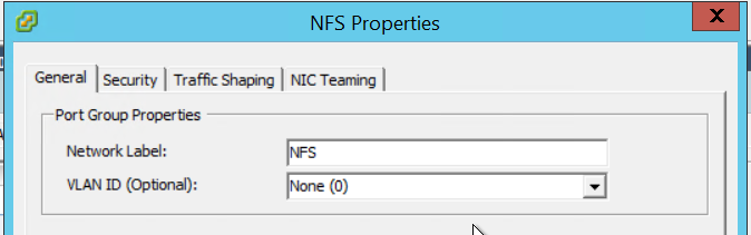 vSwitch0 Properties vSwitch0 Properties