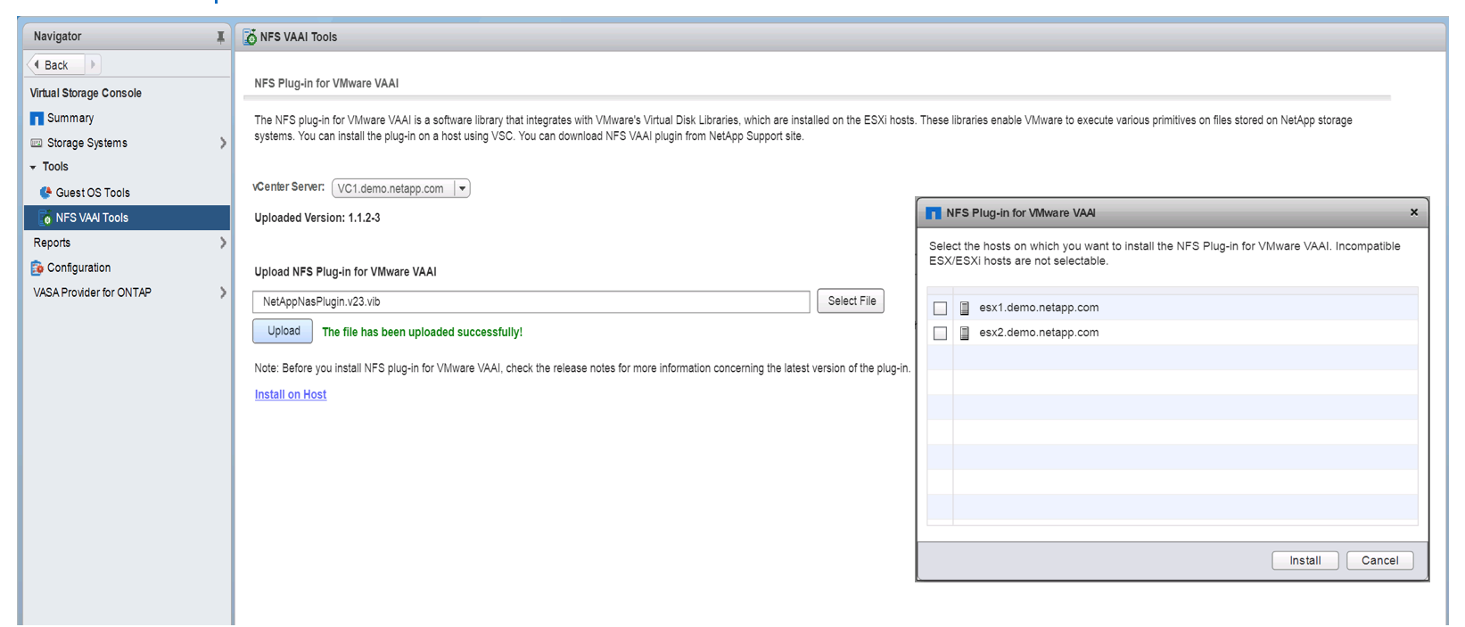 Solved: VSC 7.0: Where to copy the NFS-Plugin - NetApp Community