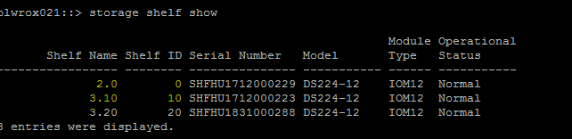 Solved: FAS 8020 with two shelves DS224-12 ID 00 and 10 - NetApp Community