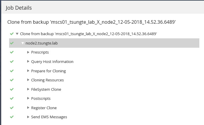 Clone backup disk to it's original work fine
