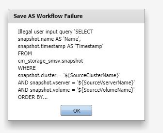 Solved Some workflows stopped working after WFA upgrade NetApp